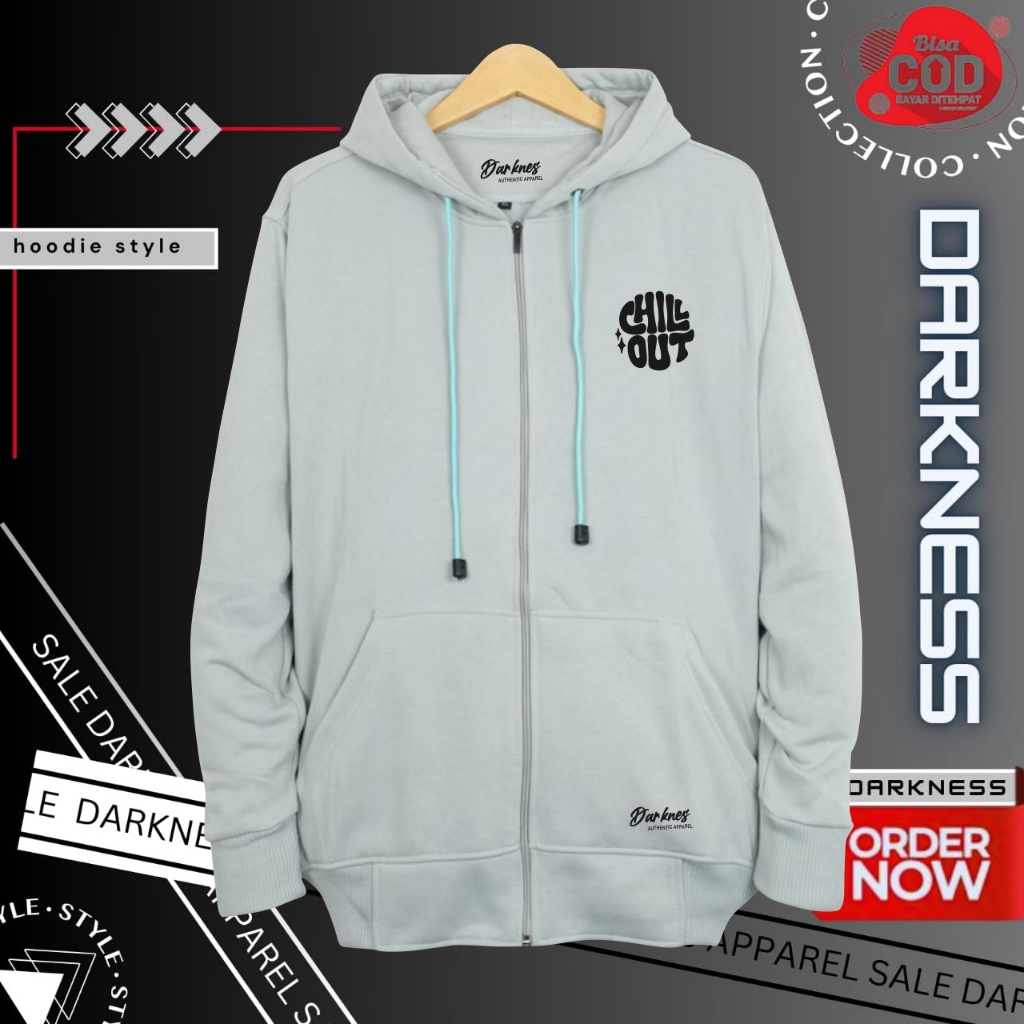 sweater hoodie pria resleting distro bandung hodie zipper unisex pria wanita warna hijau mint