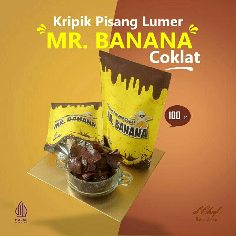 

Keripik Pisang Lumer Coklat Mr. Banana Dchef