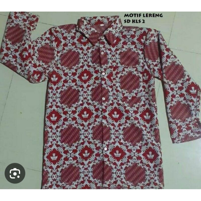Batik SD motif nasional
