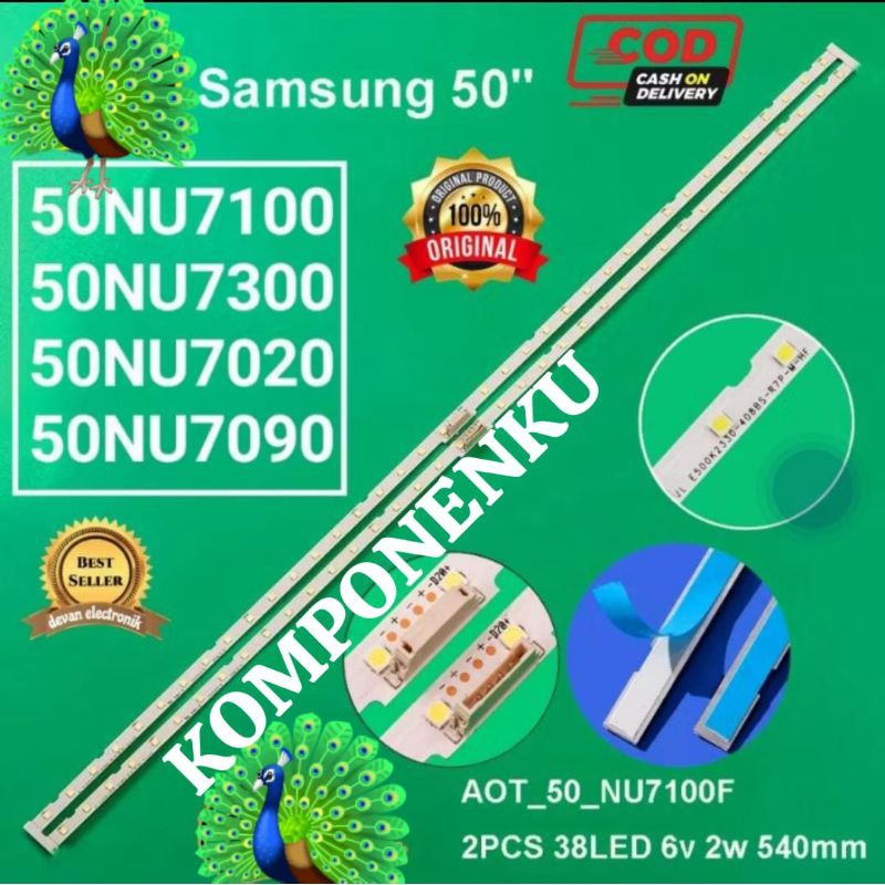 BACKLIGHT TV LED SAMSUNG 50 INC UA50NU7100 UA50NU7300 UA50NU7020 UA50NU7090 UA 50NU7100 50NU7300 50N