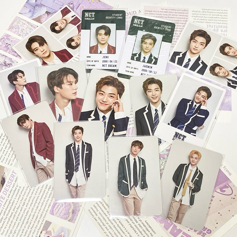 NCT DREAM BACK TO SCHOOL 2019 B2S ID PHOTO ID CARD POB BENEFIT 11ST WITHDRAMA YIZHIYU PHOTOCARD PC J