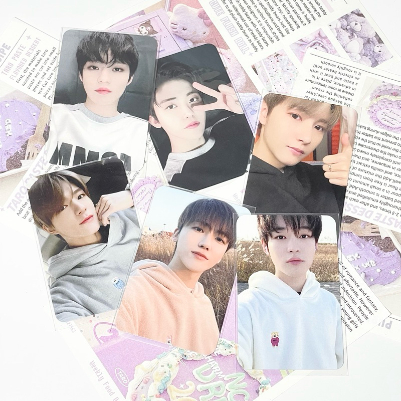 NCT DREAM FCMM V.1 V.2 CHRISTMAS PHOTOCARD PC RENJUN JENO CHENLE