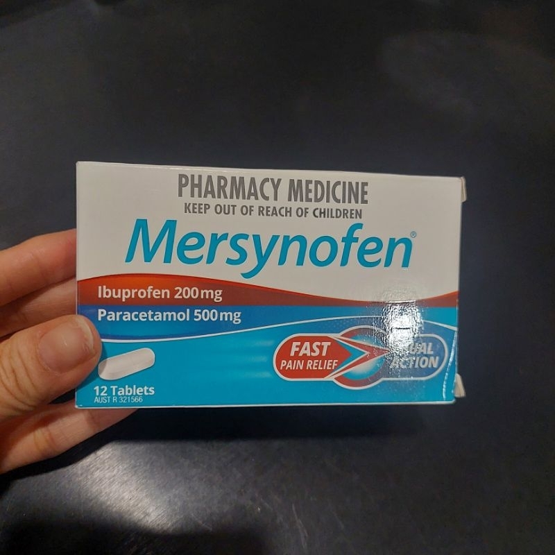Obat Pusing Demam Panadol Paracetamol Mersy- Nofen Australia Obat Sakit Kepala Ibuprofen Headache Pa