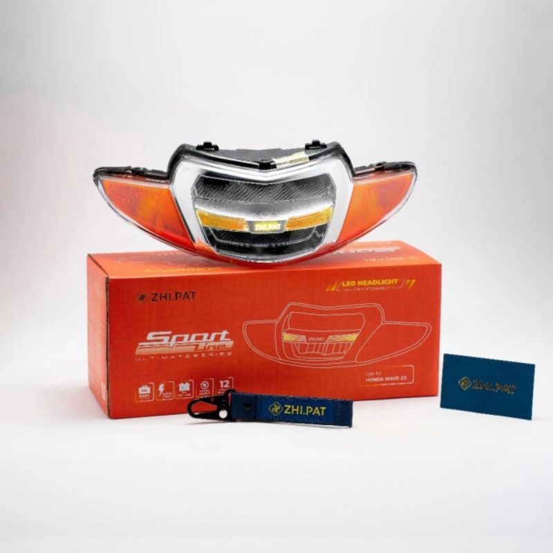 Headlamp LED ZHIPAT Set Sein Honda Supra 100 Supra X 100 Supra Lama