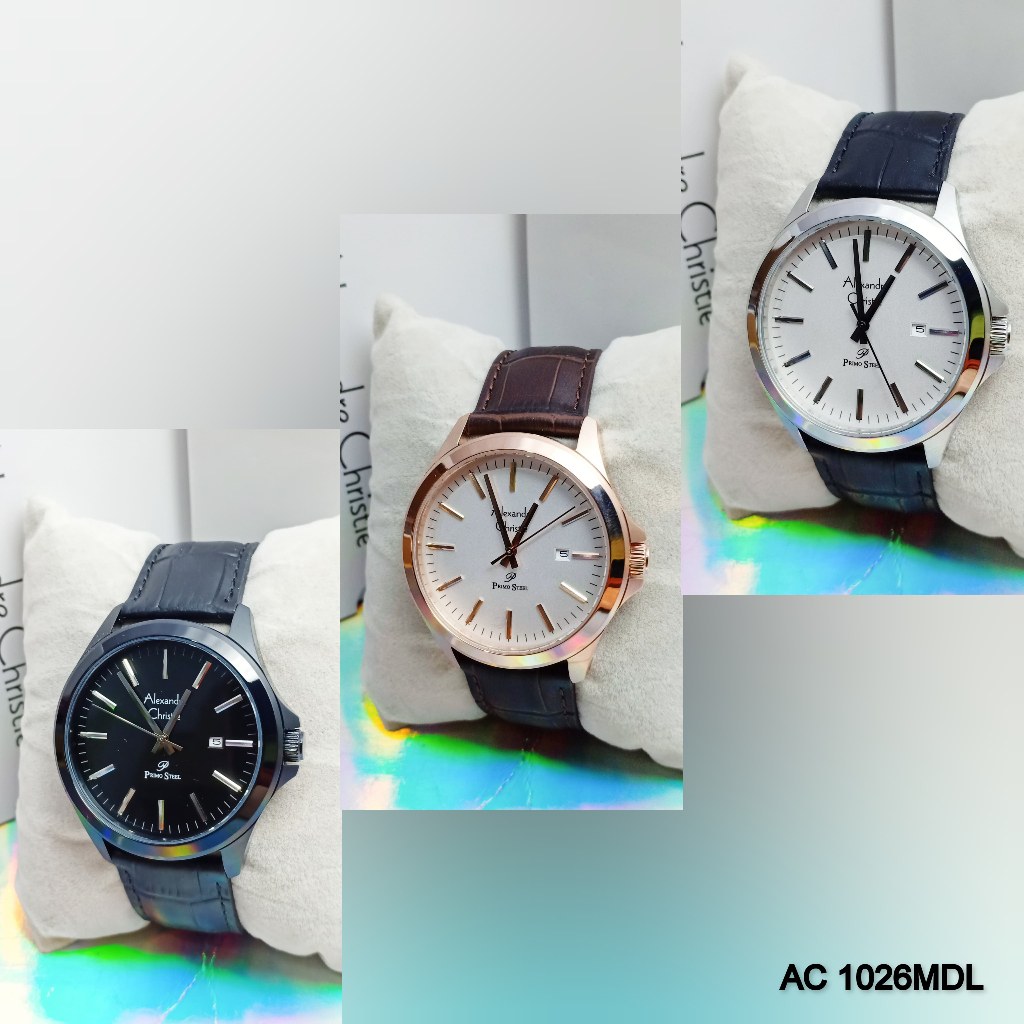 ALEXANDRE CHRISTIE AC 1026MDL JAM TANGAN PRIA ORIGINAL GARANSI RESMI