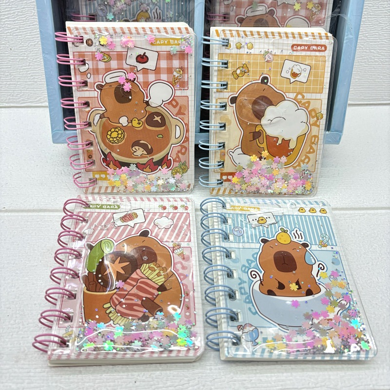 GM - NOTEBOOK MINI BINDER CAPYBARA A7 | MINI NOTEBOOK | BUKU MEMO KECIL | BUKU NOTES MINI | CAPYBARA