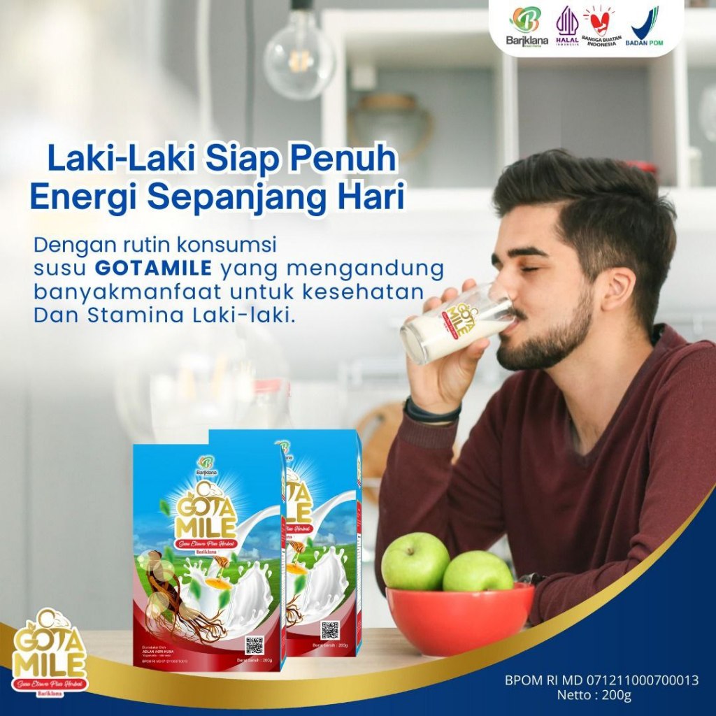 

Momijiherbstore - Susu Pria Perkasa GOTAMILE Susu Etawa special untuk Pria Dewasa dan Pekerja keras