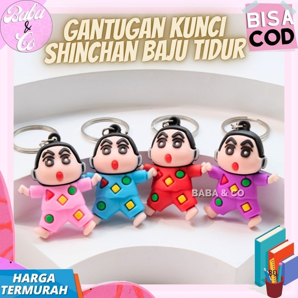 GANTUNGAN KUNCI SHINCHAN BAJU TIDUR KEYCHAIN GANTUNGAN SINCHAN BAJU TIDUR LUCU UNIK MURAH GANTUNGAN 