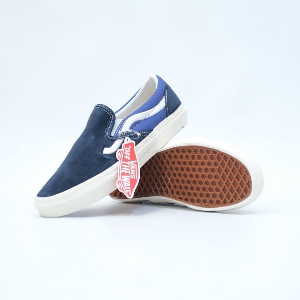 Vans Slip On Side Stripe Navy Original