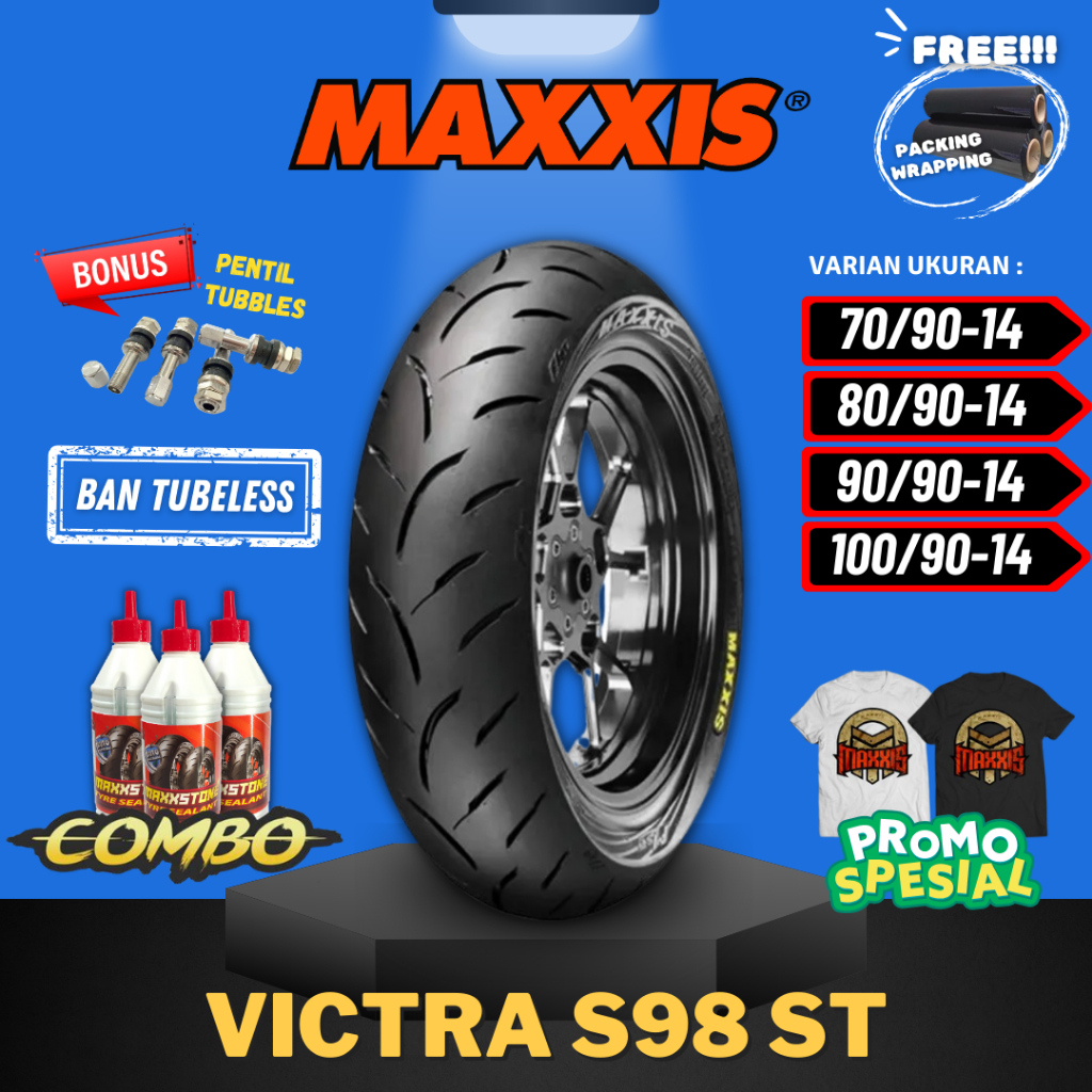[READY COD] BAN MAXXIS VICTRA  / BAN MAXXIS MA-V6 / BAN MAXXIS EXTRAMAXX ( 70/90-14 / 80/90-14 / 90/