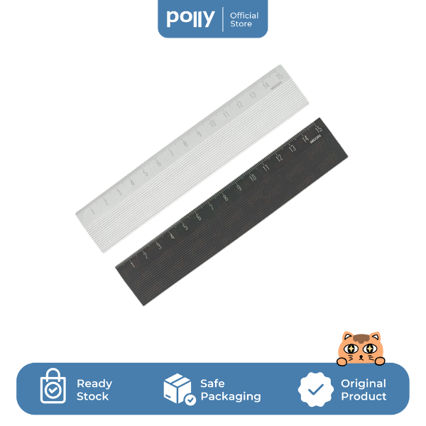 

MIDORI Non-Slip Ruler 15 cm / Penggaris Premium