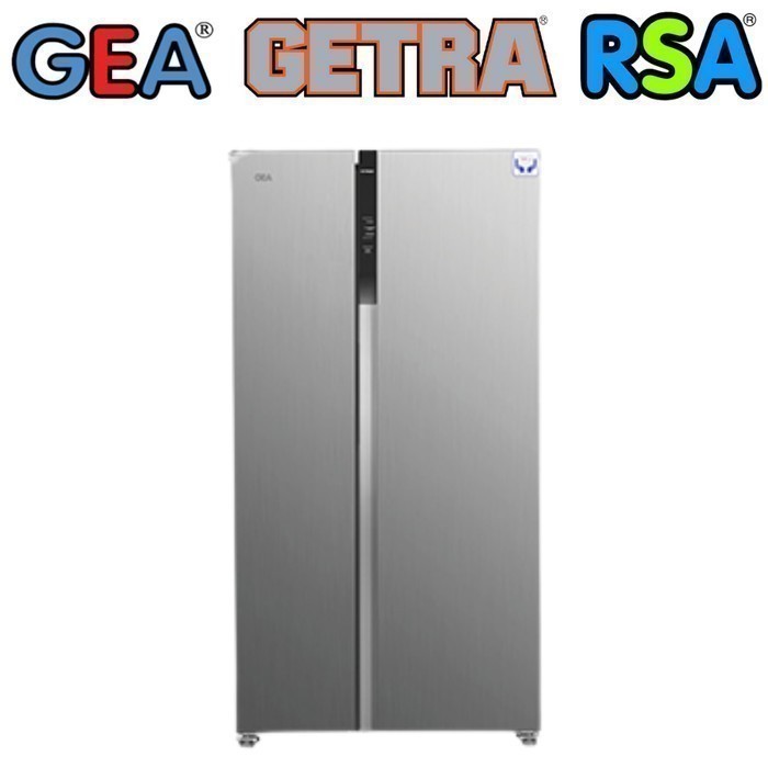 Kulkas Side by Side GEA G2D 623 INOX Inverter 2 Pintu 625 Liter