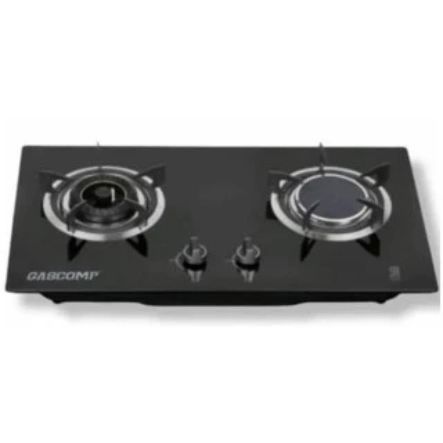 GASCOMP Kompor Gas Tanam Kaca 2 Tungku Mix Infrared 232N