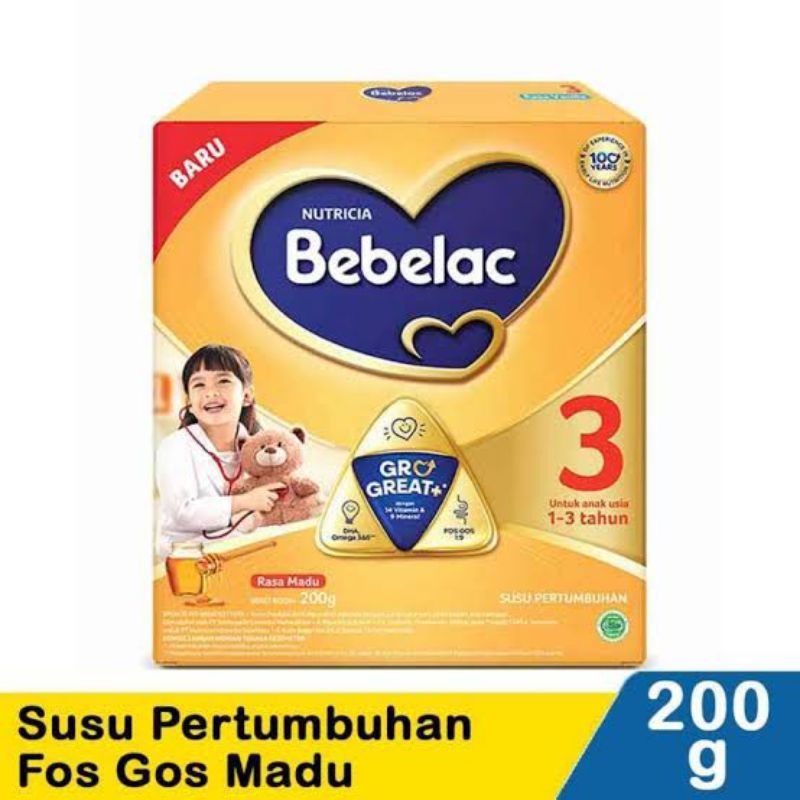 Bebelac 3 Susu Pertumbuhan 200Gram