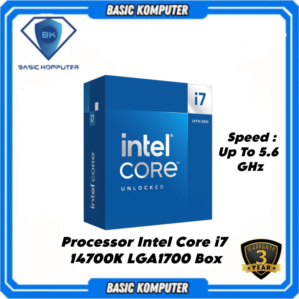 Processor Intel Core I7 14700K LGA1700 Box