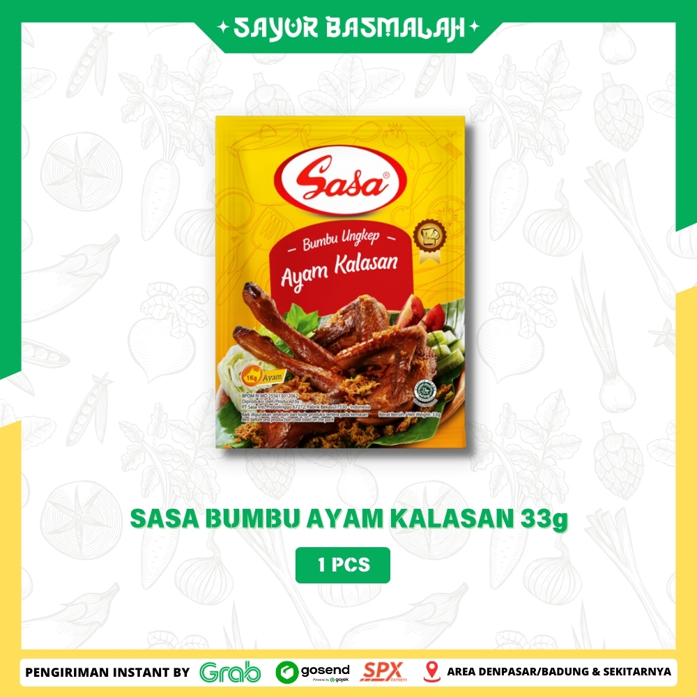 

Sasa Bumbu Ayam Kelasan 33gr 1 pcs - Sayur Basmalah