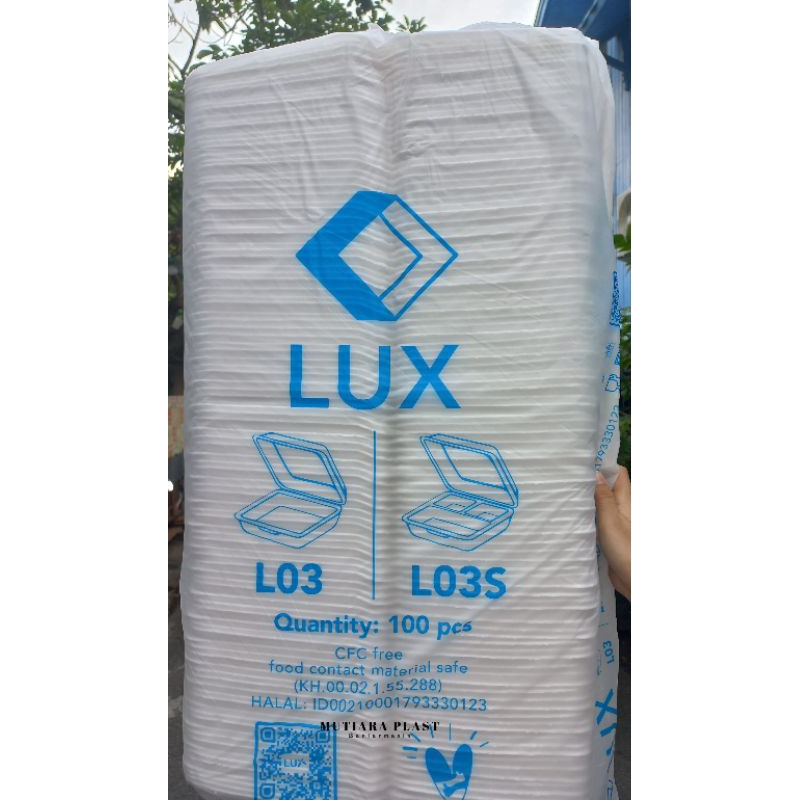 Styrofoam LUX L03 POLOS Besar @ 100 PCS