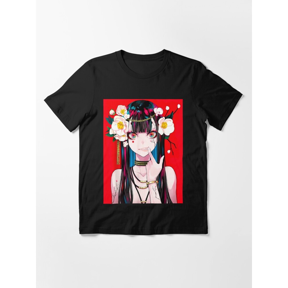 Kaos Anime Girl Japanese Aesthetic Anime Otaku Gift Tshirt