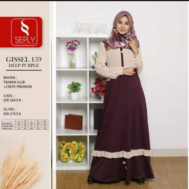 Seply gamis gisel 159