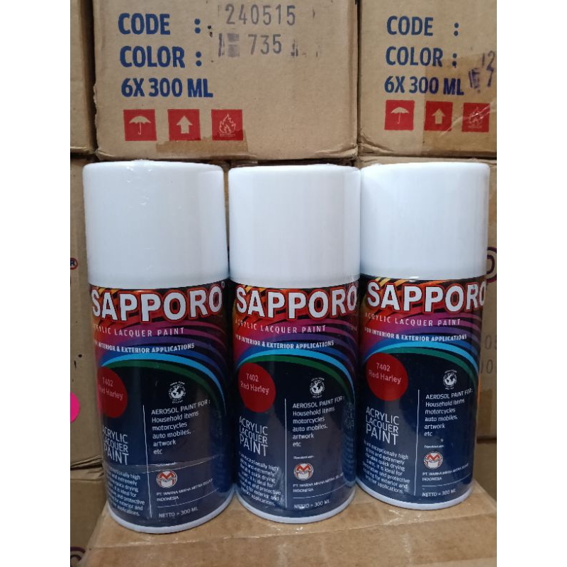 Pilok Pilox Sapporo 300ml saporo 300ML SAPORO spray 300ml 7402 Red harley