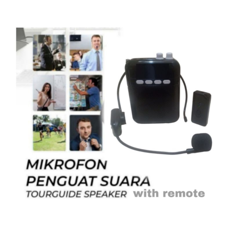 mahal bus yoga senam wireless speaker pinggang 3 mic mikrofon microphone yoga penguat suara salesman