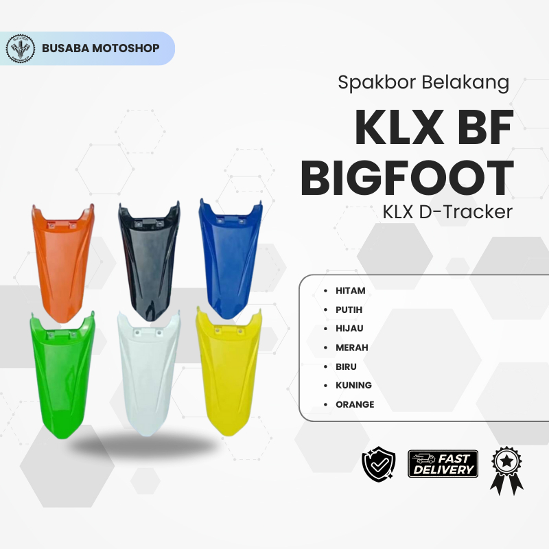 Spakbor Belakang KLX BF Bigfoot KLX D-Tracker