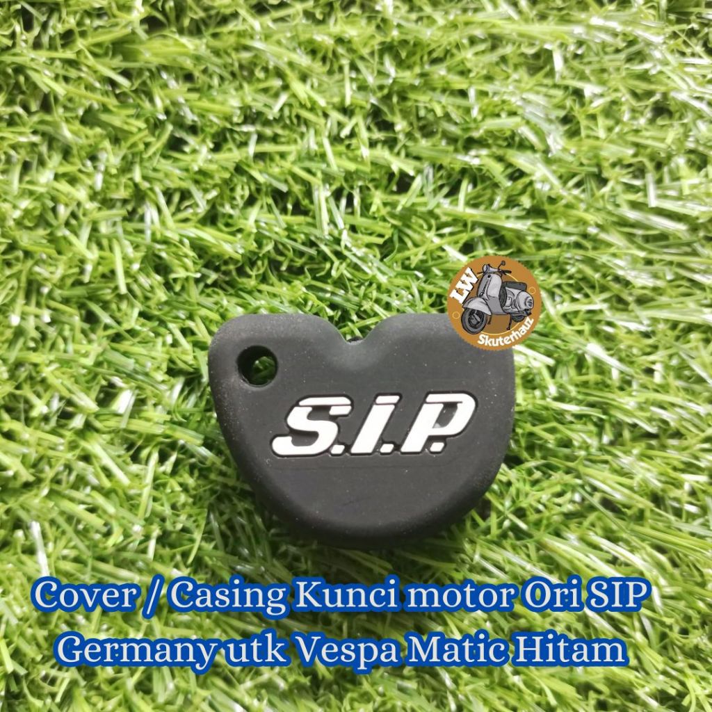 Cover kunci motor hitam SIP GERMANY utk vespa matic
