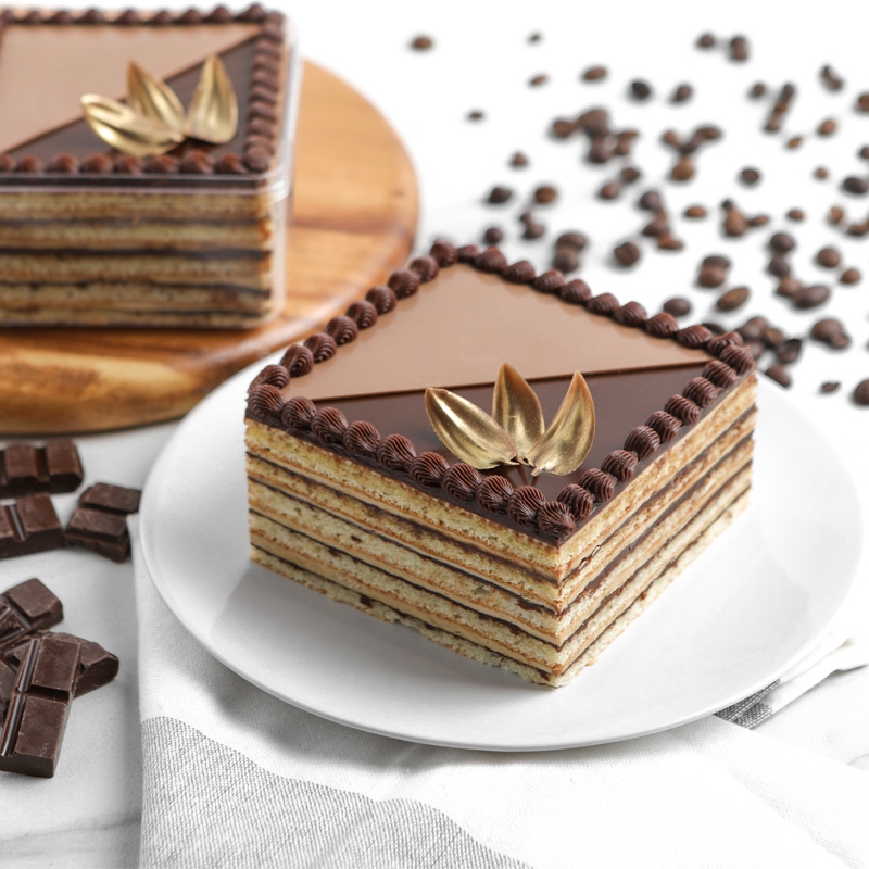 

DAPUR COKELAT - Deli Box Opera Cake 10x10 | Dessert Box