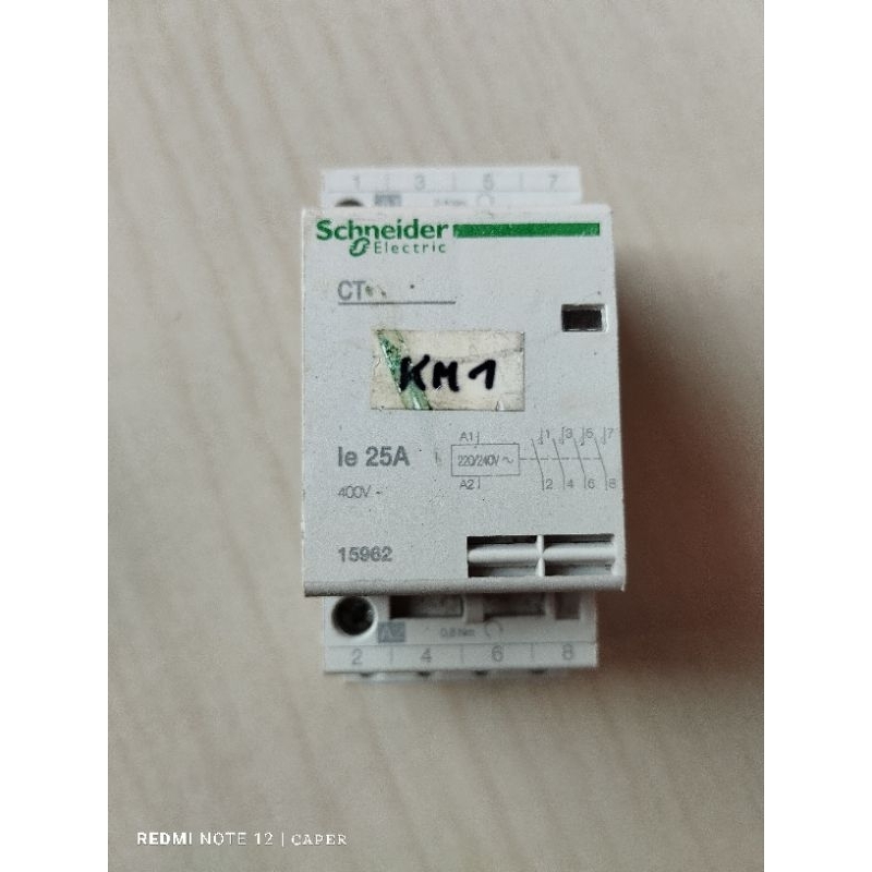 kontaktor CT DIN Ie 25A 4 pole Schneider Original