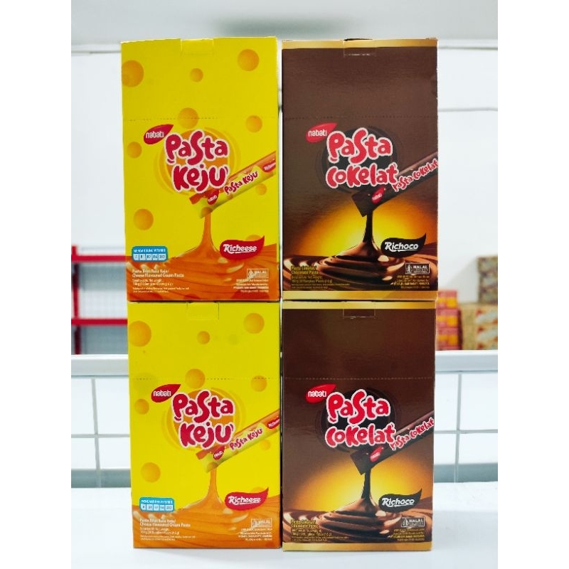 

Pasta Keju / Pasta Cokelat (1 pack isi 30pcs x 6gr)