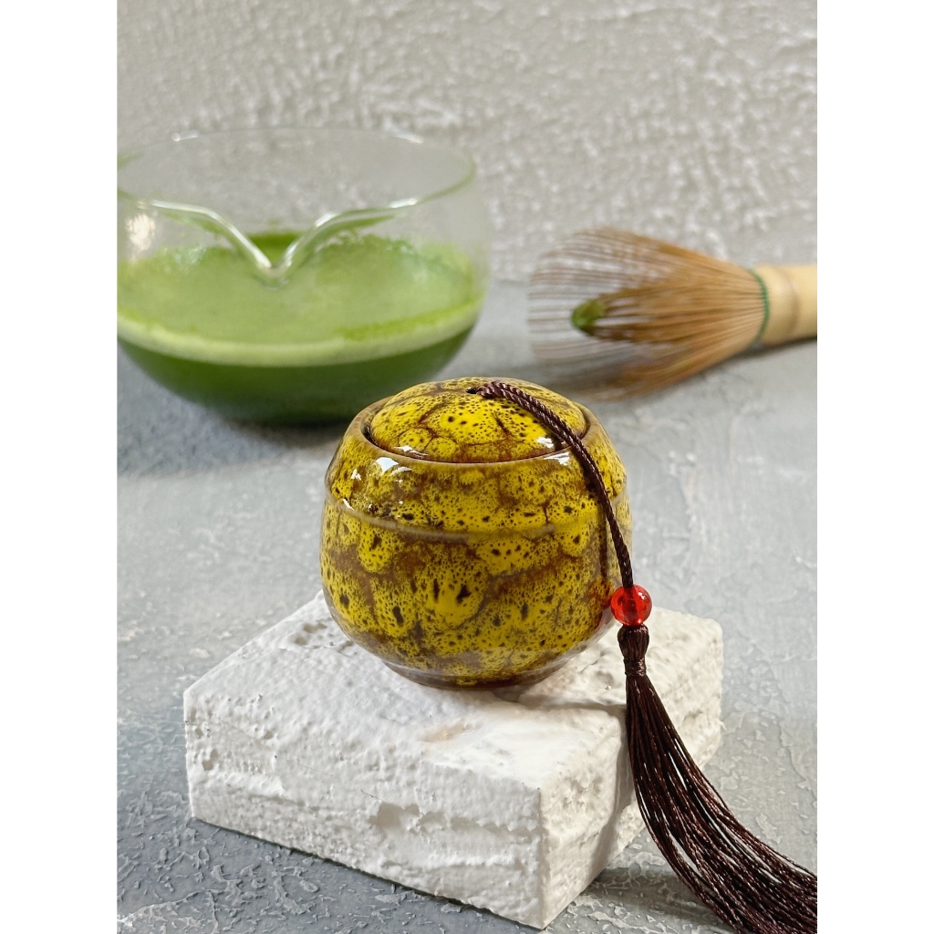 Matcha Ceramic Canister 11