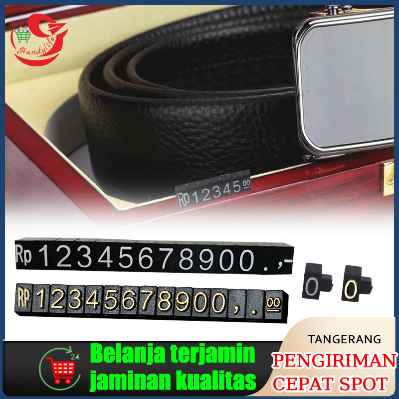 

Price Tag Display Logam Number
