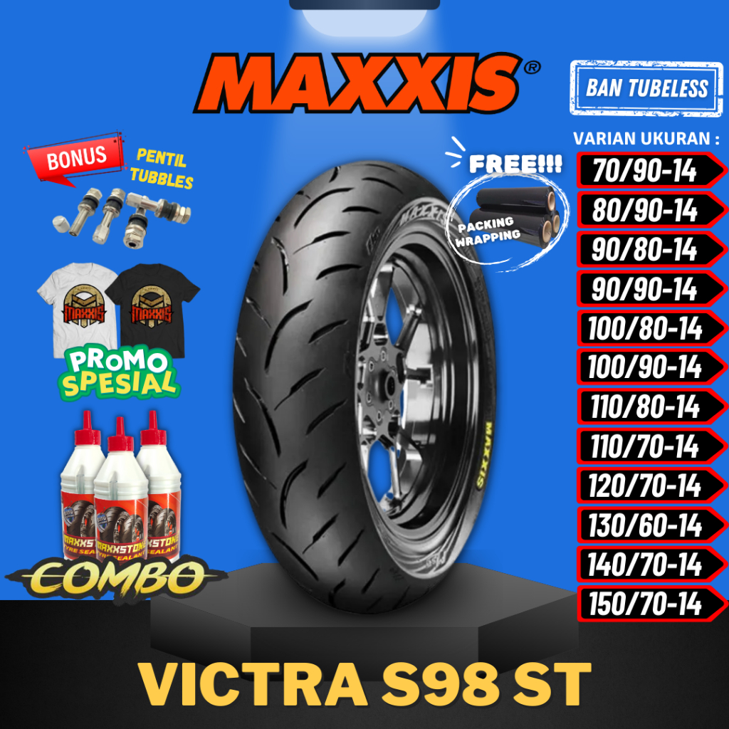 [READY COD] MAXXIS VICTRA / BAN MAXXIS VICTRA  / BAN MOTOR TUBELESS / MAXXIS TUBBLES / BAN LUAR / BA