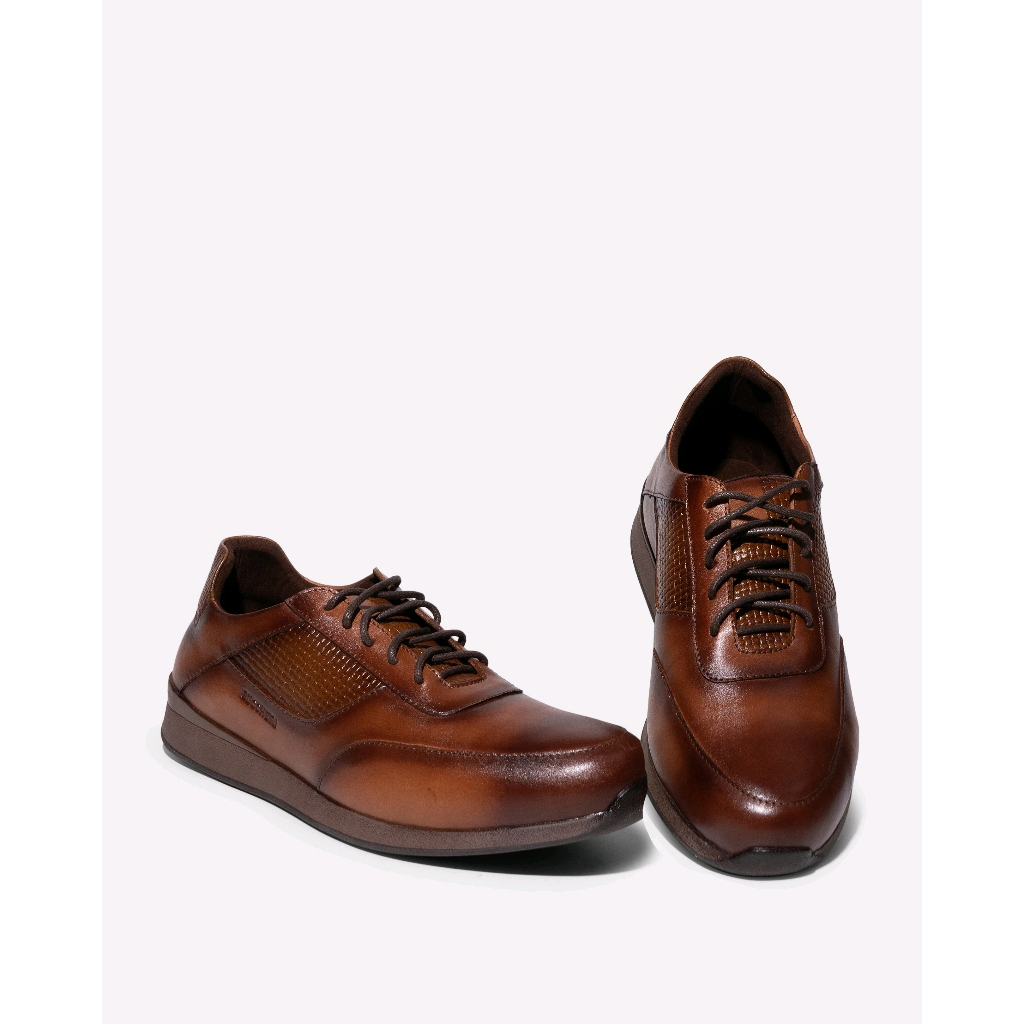 BUCCHERI Sepatu Kulit Pria Lace Up Vishnu - BR2130