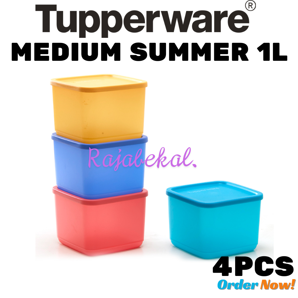 PROMO Tupperware  Medium Tropical Fiesta MEDIUM SUMMER