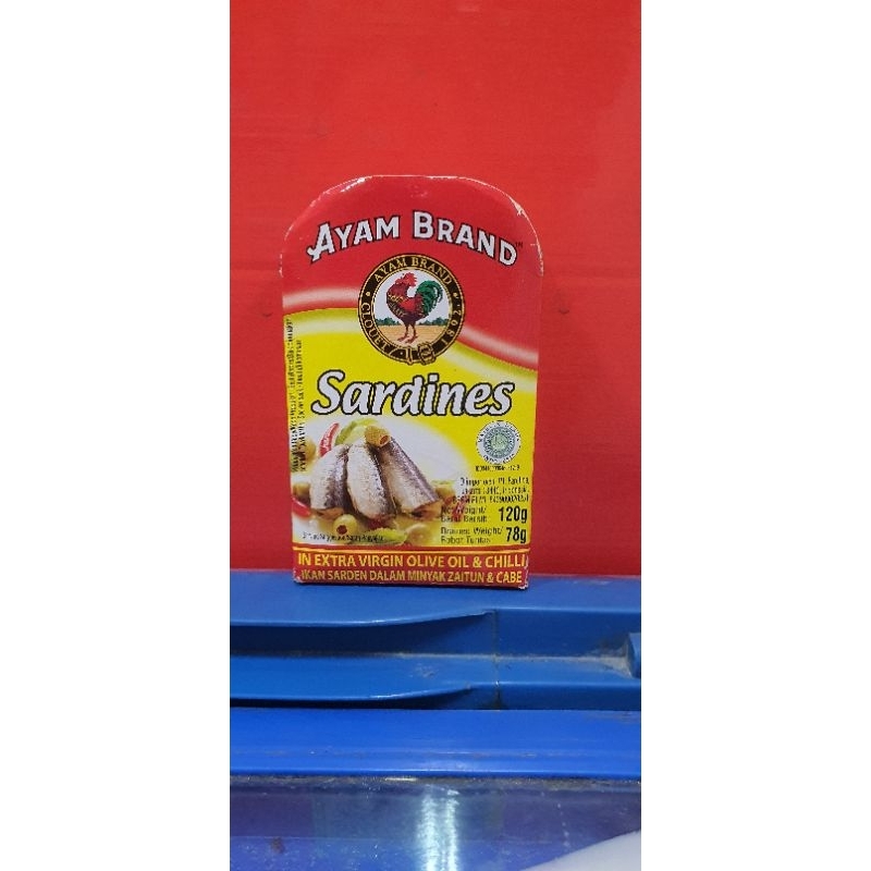 

Ayam Brand Sardines in Extra Virgin Olive Oil & Chilli 120gr