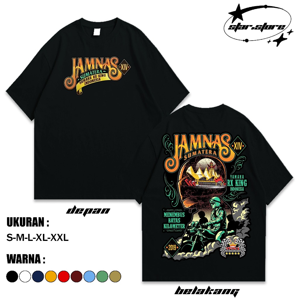 Kaos Jamnas YRKI Sumatera - Kaos RX King - Apparel Jamnas RX King - Baju RX King - Baju Jamnas Bante