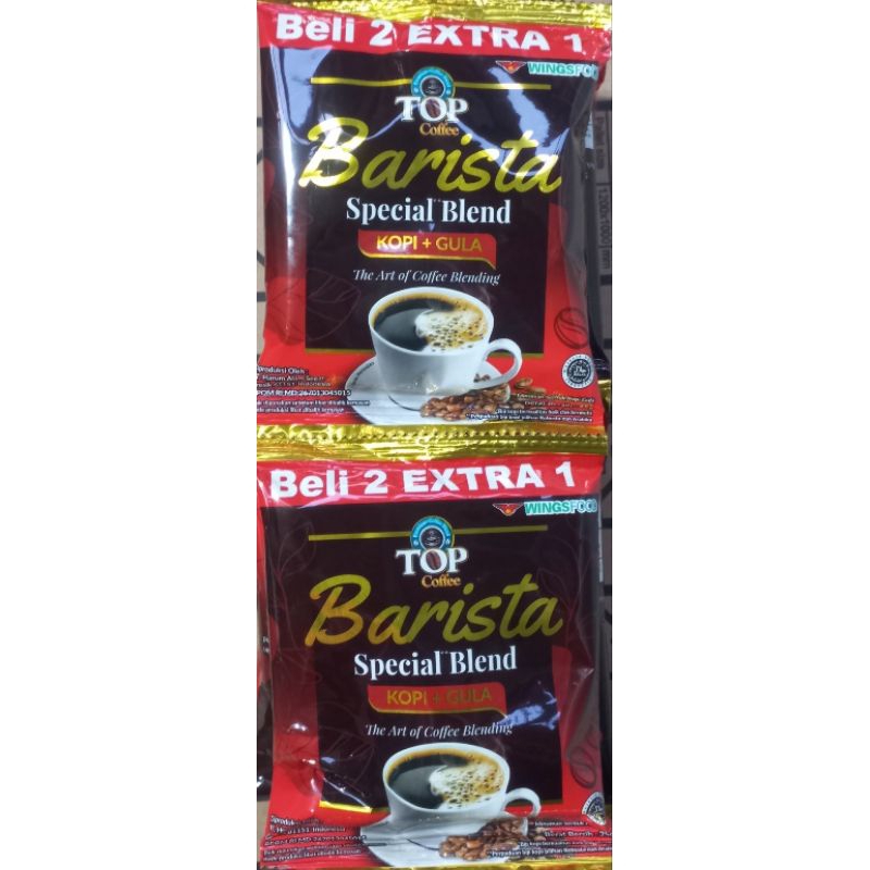 

TOP COFFE BARISTA 1 RENCENG ( 15 sachet)