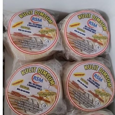 

Kulit Dimsam 8 CM isi 50 lembar berat 250 gr