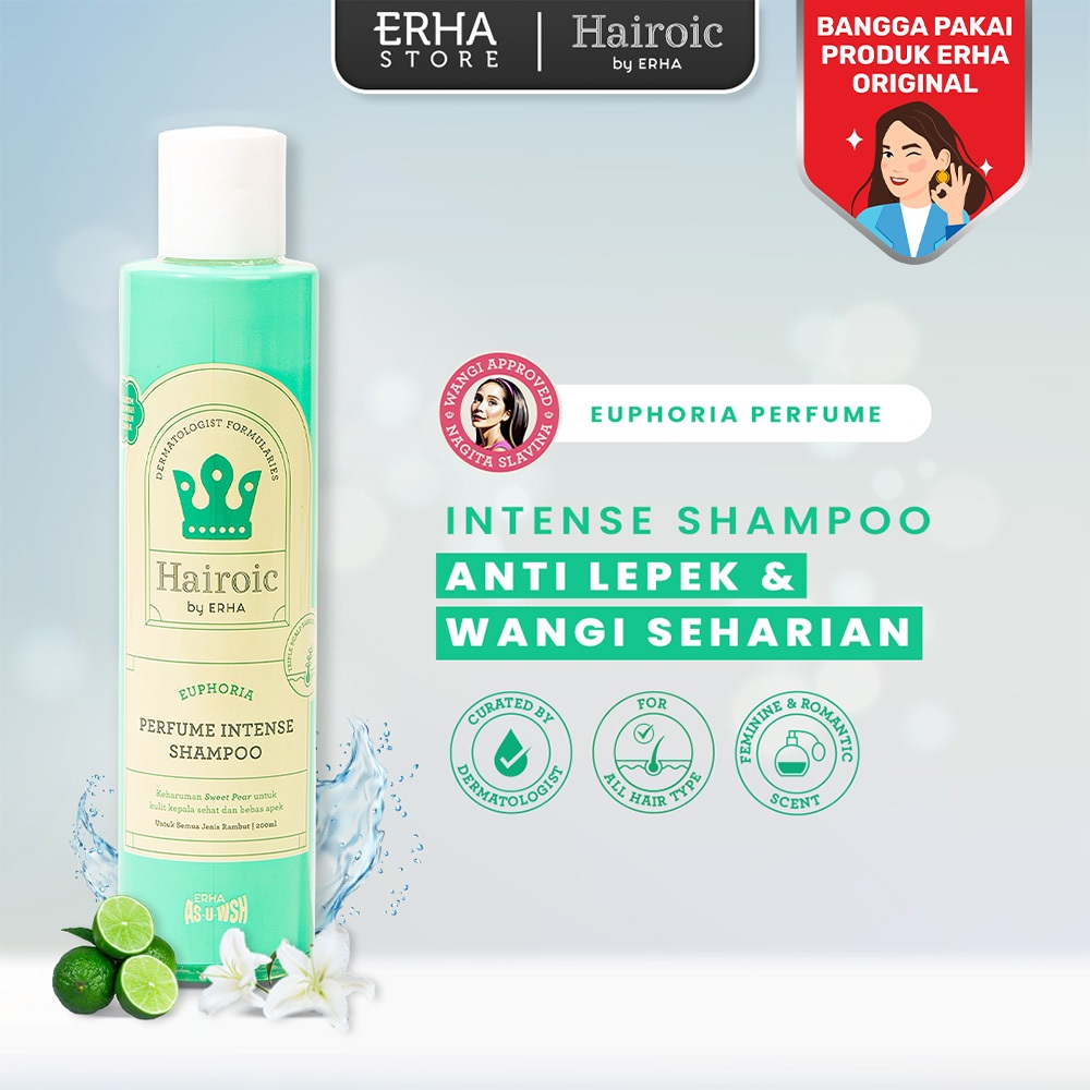 Hairoic Euphoria Perfume Intense Shampoo 200ml - Parfum Shampoo