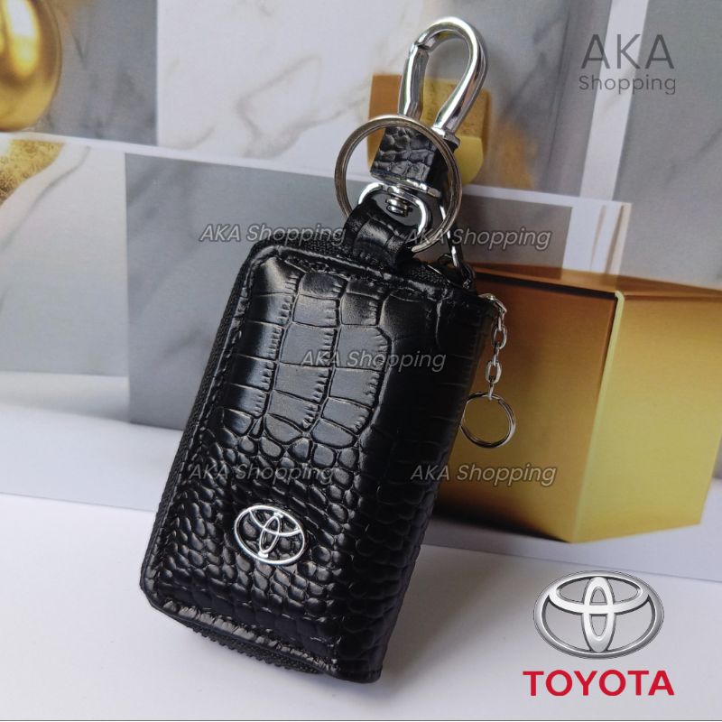 [GK MERK17] Dompet STNK Gantungan  Kunci Mobil | Car Remote Keyless | Kulit Asli | KULIT BUAYA BUKA 