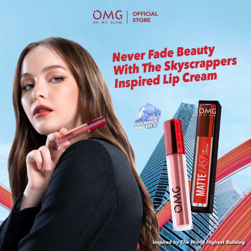 Keenaia x OMG Matte Kis Lip Cream - Lip Cream Viral & Murah