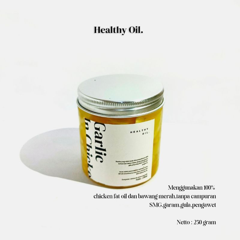 

[250ML] Healthy Oil - Baceman MPASI Bawang putih