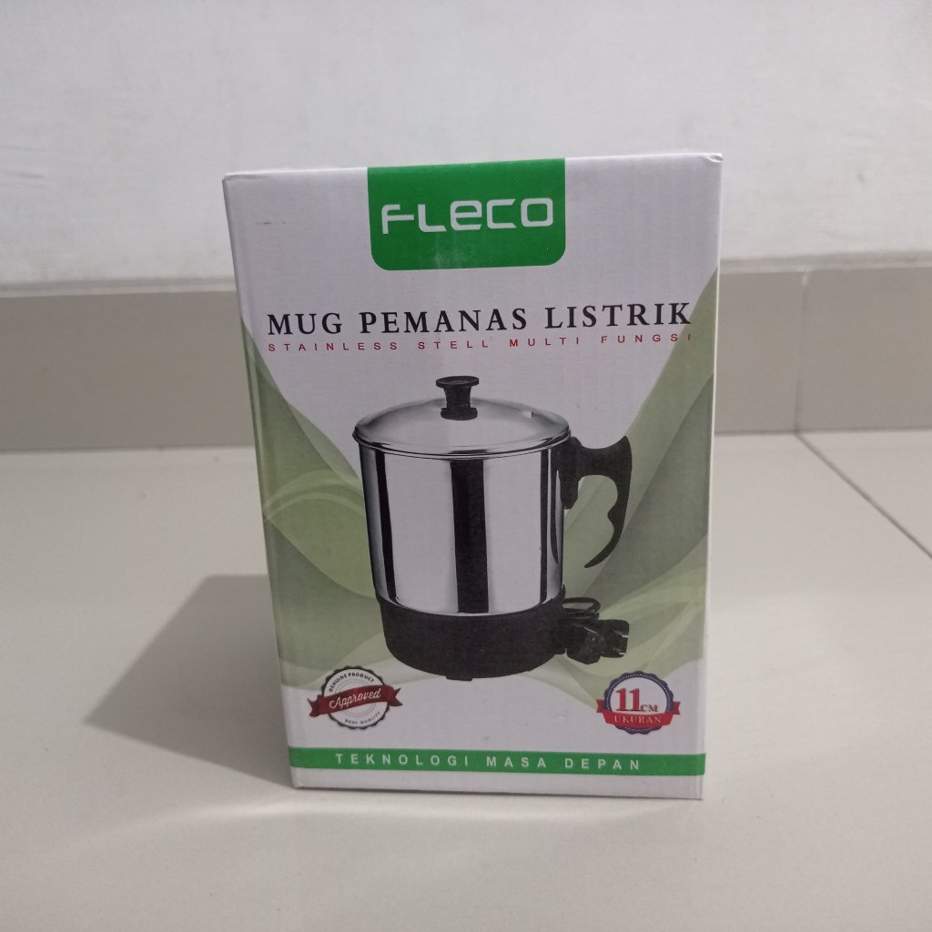 Hot Sale Teko Mug Elektrik Fleco Teko Stainless Teko Listrik Pemanas Air Listrik Gelas