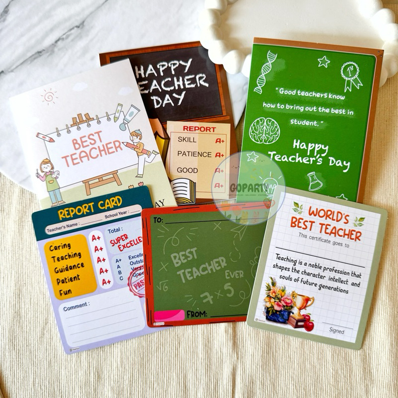 Kartu Ucapan Greeting Card Teacher Day Hari Guru