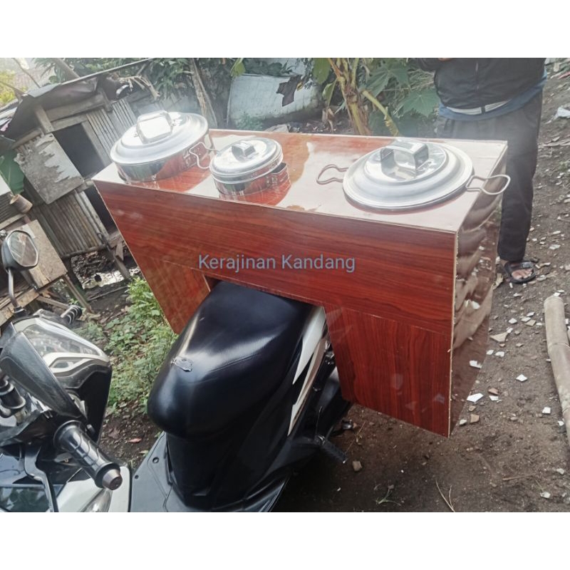 GEROBAK BUBUR KACANG IJO | gerobak motor keliling