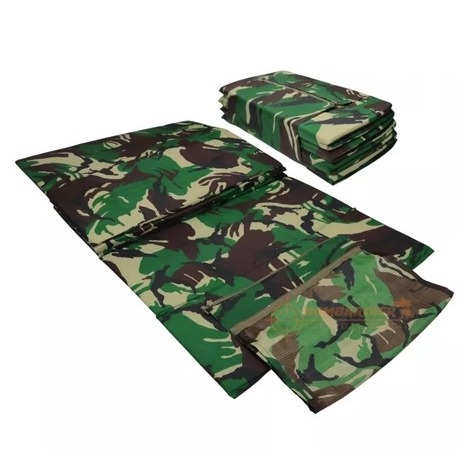 PROMO Matras Loreng malvinas bahan premium tebal Camping yoga matras lipat