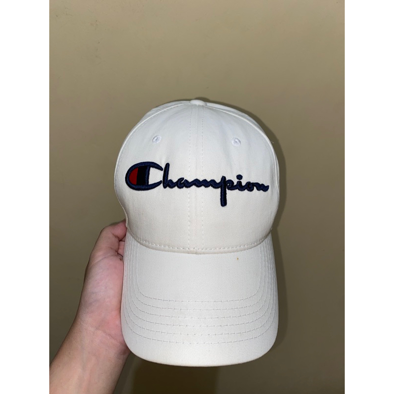 TOPI CHAMPION WHITE SECOND