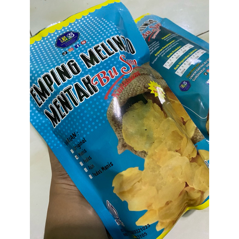 

emping melinjo mentah premium 250gr