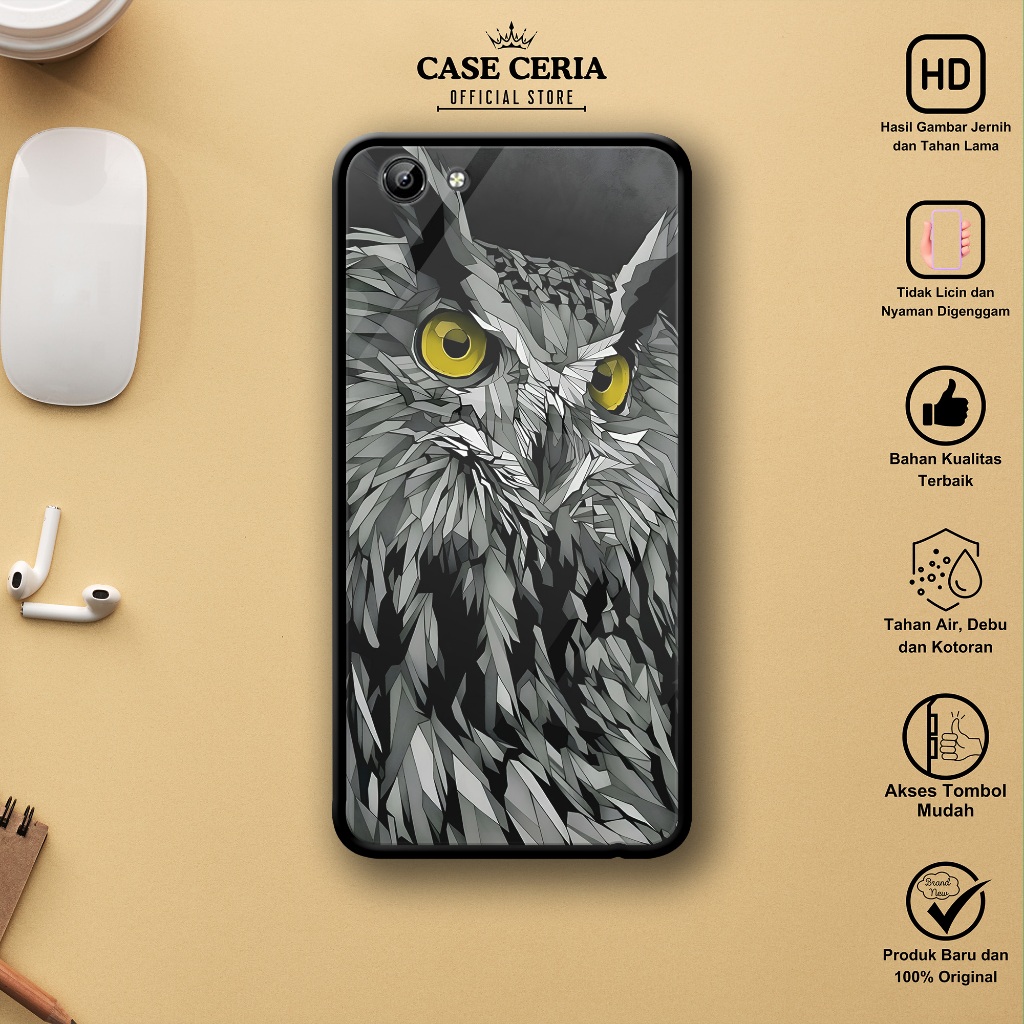 Case Vivo Y71 / Y71i / Vivo 1724 - Casing Vivo Y71 / Y71i / 1724 ( OWL ) - Silikon Case – Kesing HP
